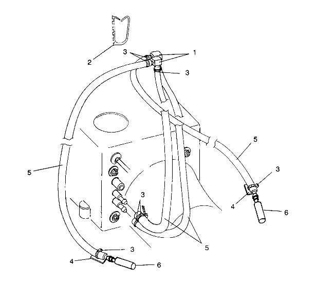 WATER SIPHON SL 750 B944070 (4927012701019A)