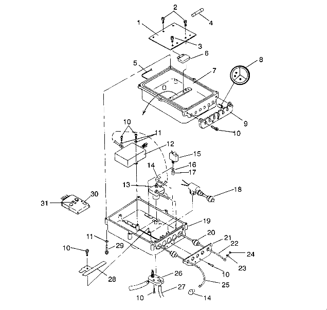 ELECTRICAL BOX SL 750 B944070 (4927012701021A)