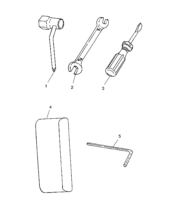 TOOL KIT ASSEMBLY SL 750 B944070 (4927012701022A)