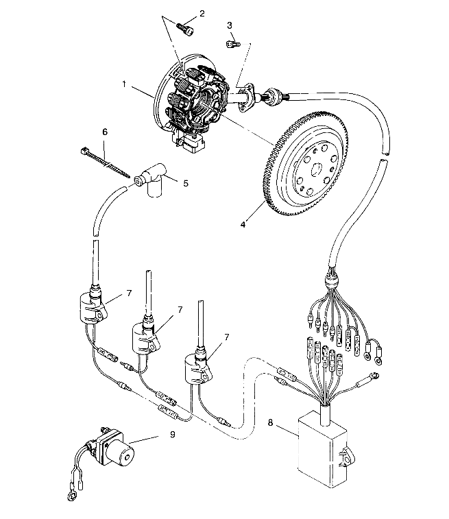 MAGNETO ASSEMBLY SL 750 B944070 (4927012701029A)