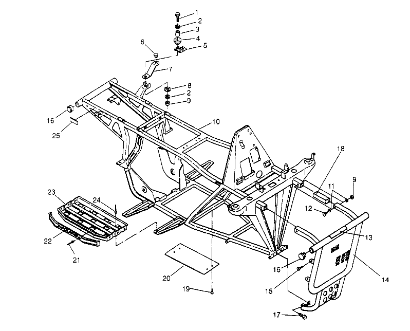 FRAME ASSEMBLY Sport 400L W948540 (4927232723A007)