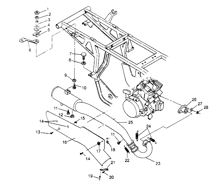 EXHAUST SYSTEM Sport 400L W948540 (4927232723A010)