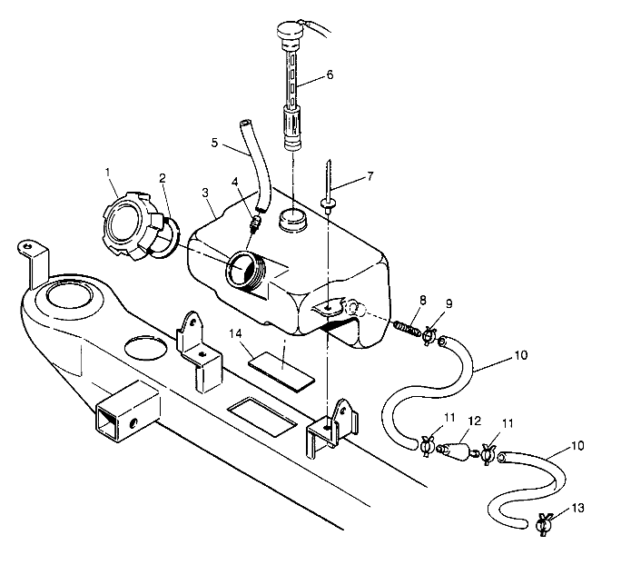 OIL TANK ASSEMBLY Sport 400L W948540 (4927232723A012)