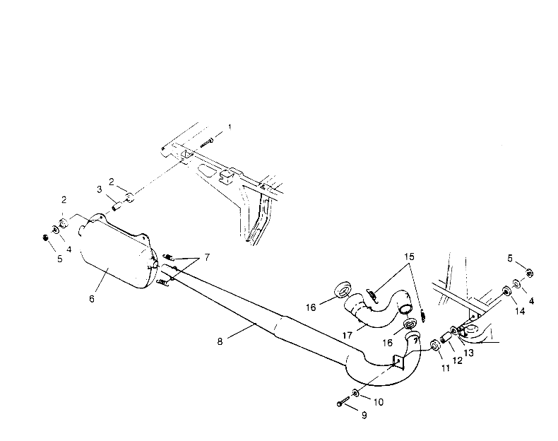 EXHAUST SYSTEM Scrambler W957840 (4927252725A011)