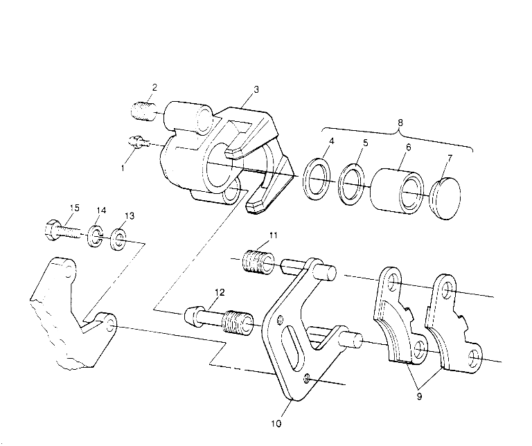 FRONT BRAKE ASSEMBLY Scrambler W957840 (4927252725B007)