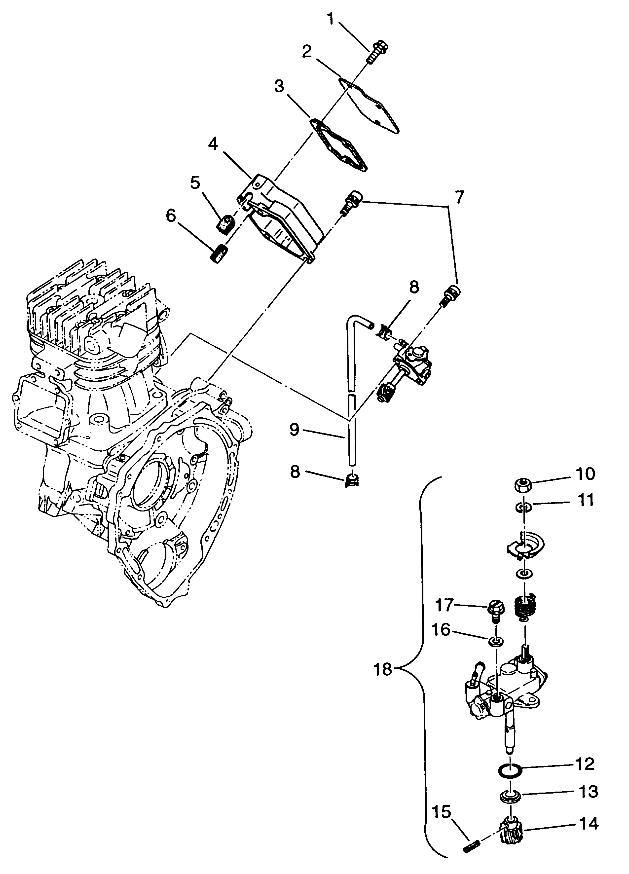 OIL PUMP Scrambler W957840 (4927252725D002)