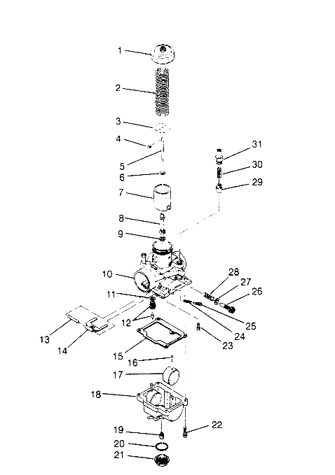 CARBURETOR Scrambler W957840 (4927252725D003)