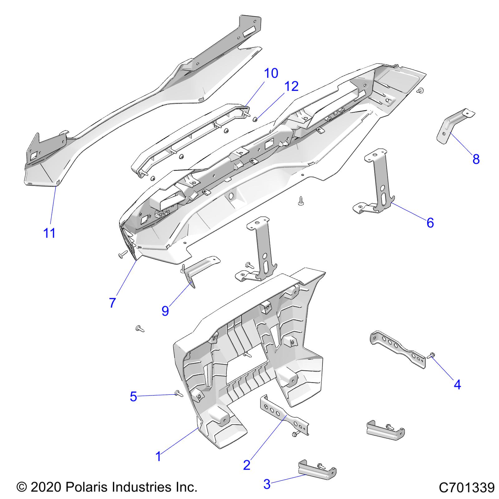 BODY, REAR BUMPER - Z21N4E99AC/AK/BC/BK/K99AP/AG/BG/BP (C701339)