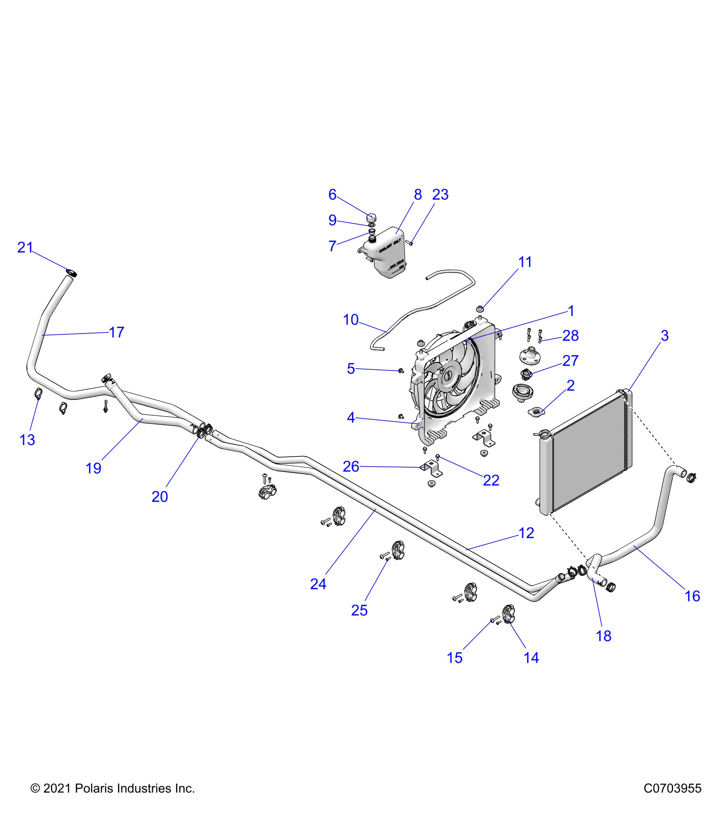 ENGINE, COOLING SYSTEM - D22P4EP99A4/B4/F99A4 (C0703955)