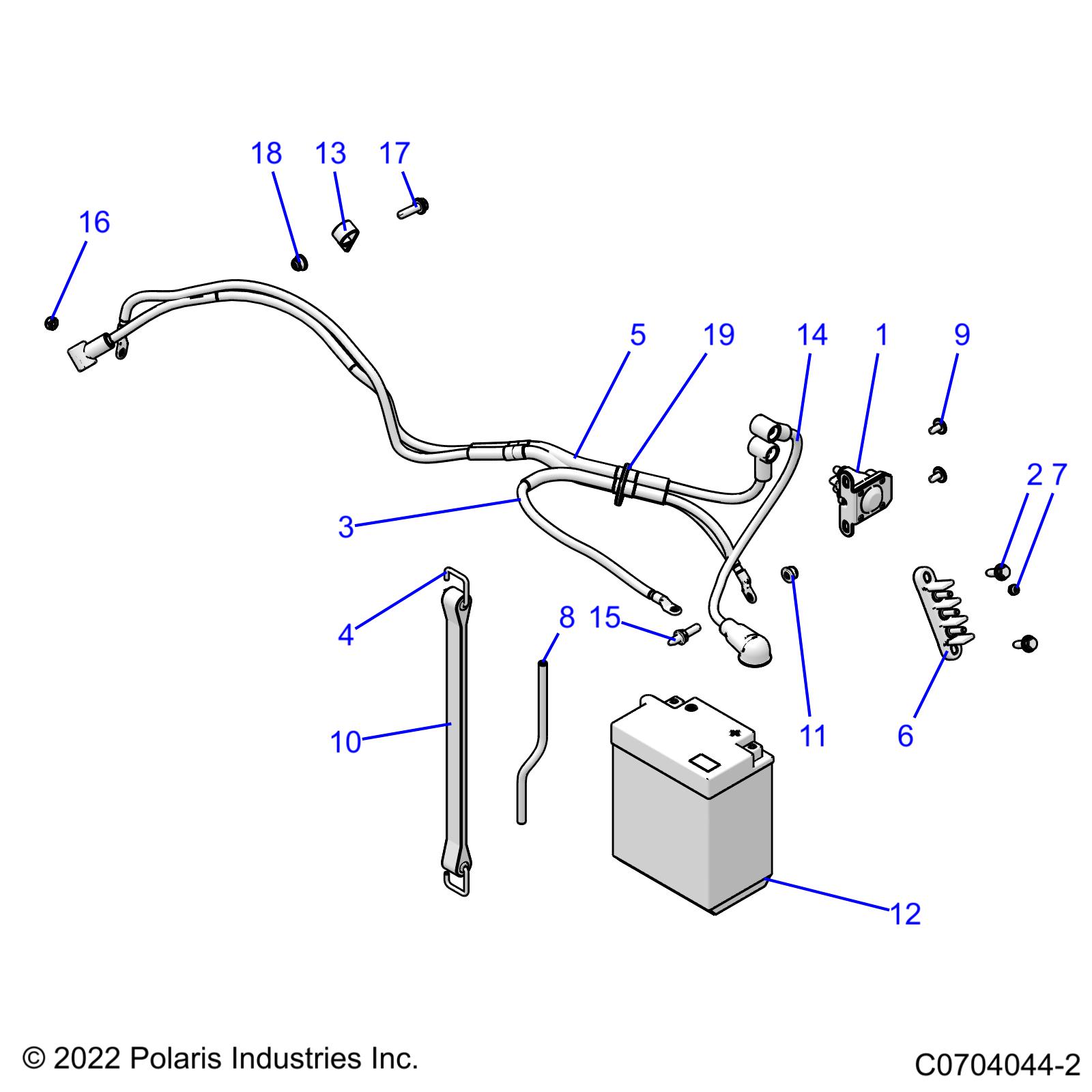 ELECTRICAL, BATTERY - R23CDA57A1 (C0704044-2)