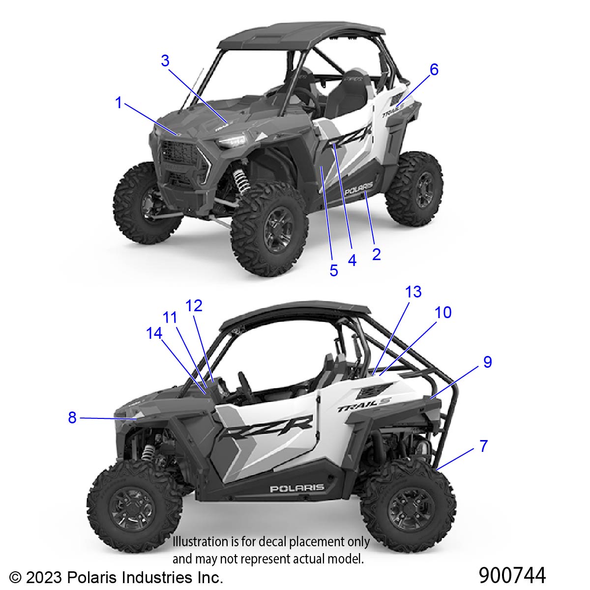 BODY, DECALS - Z24ASK99A5/B5 (900743)