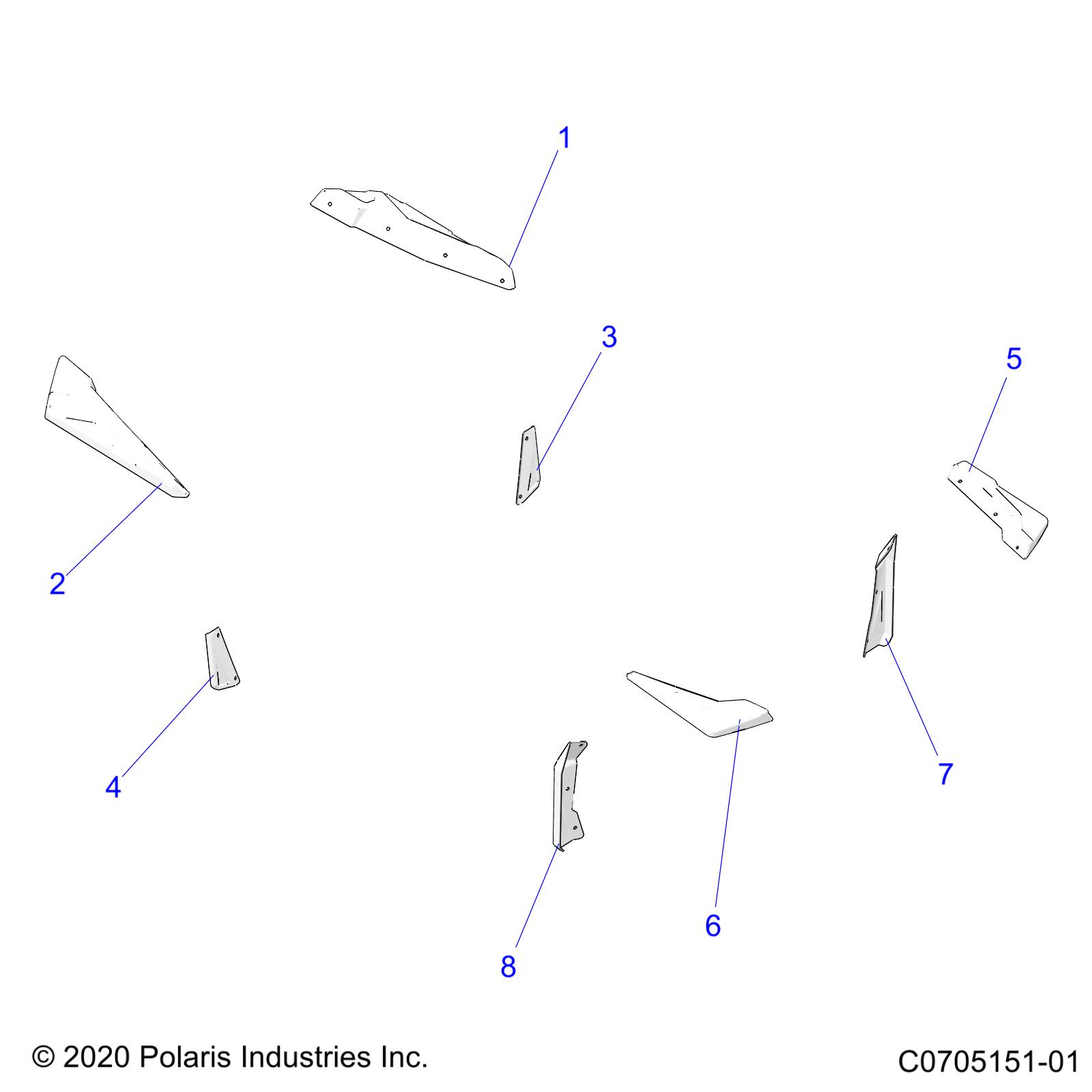 BODY, FENDER FLAIR, EXTENDERS - Z24ASS99C5/F5 (C0705151-01)