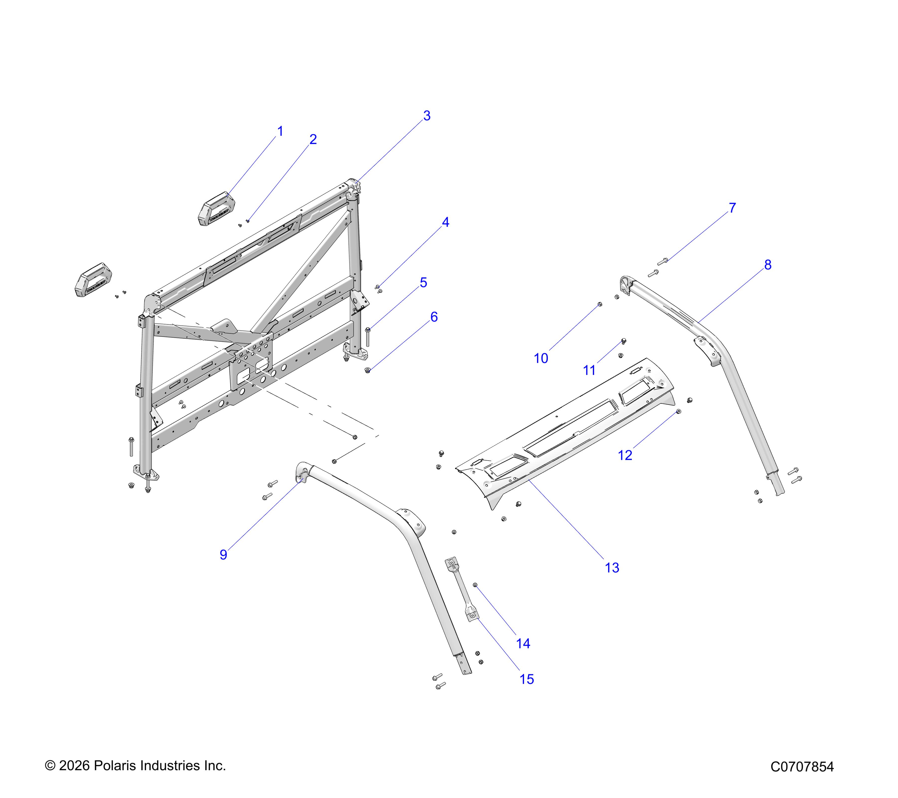 CHASSIS, CAB FRAME - R26RRV99AK (C0707854)