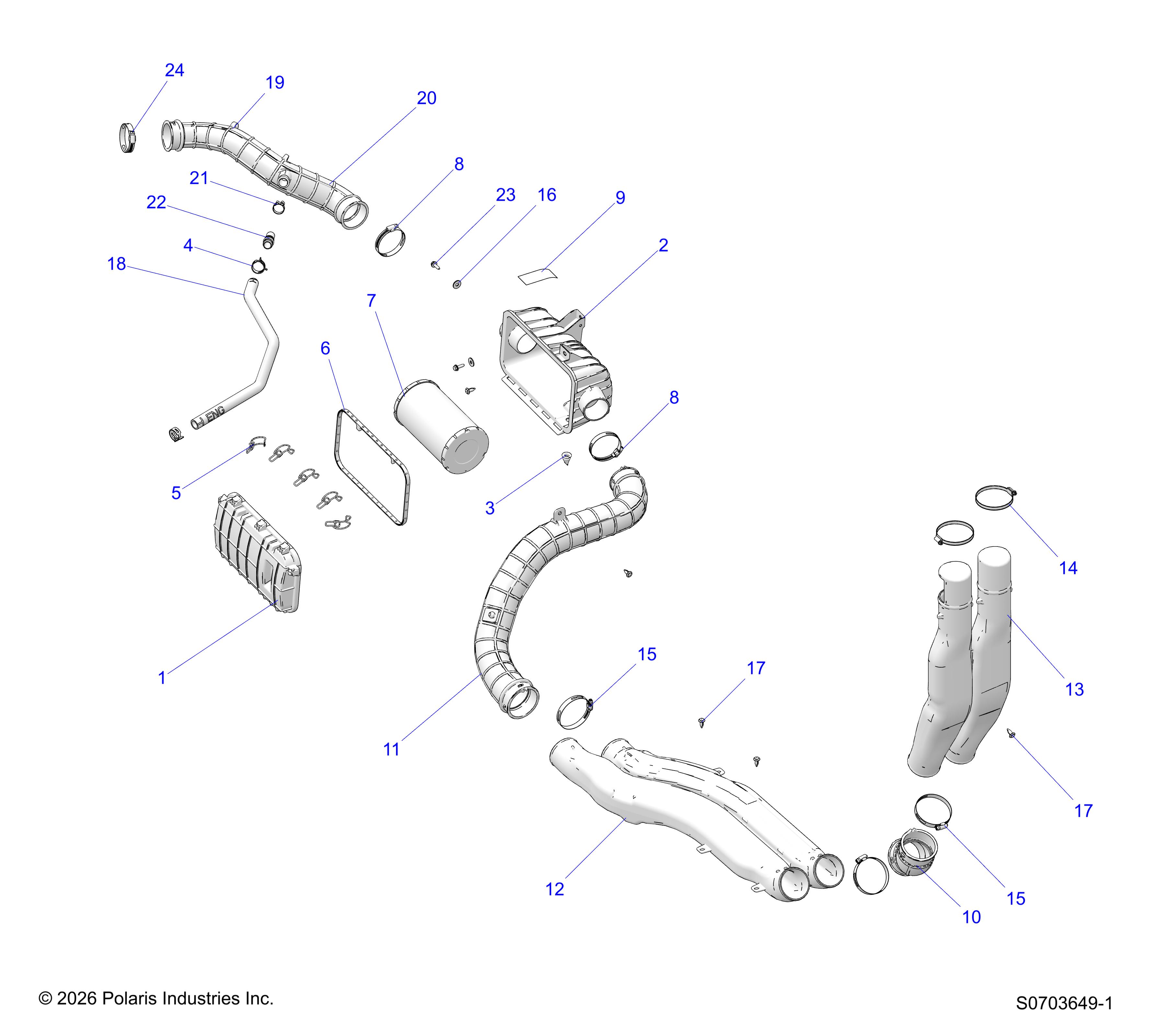 ENGINE, AIR INTAKE SYSTEM
