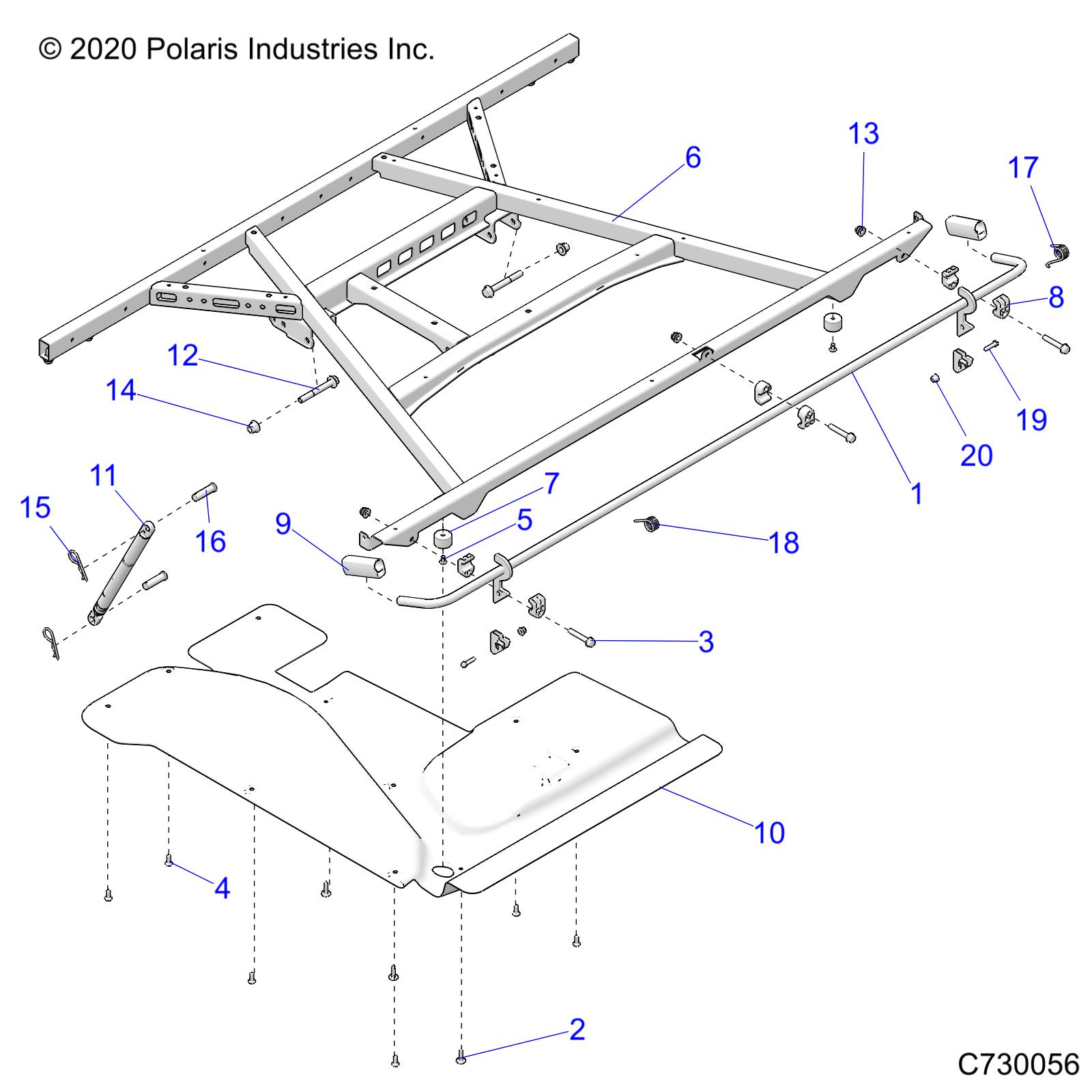 BODY, BOX, MOUNTING - R21RSE99NP C730056)