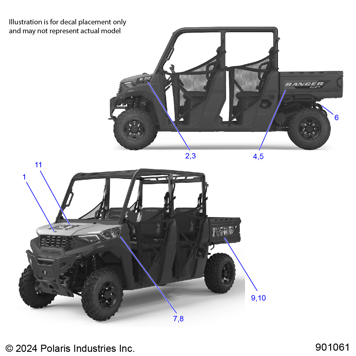 BODY, DECALS, GRAPHIC- R25M4E57B5/B6 (901061)