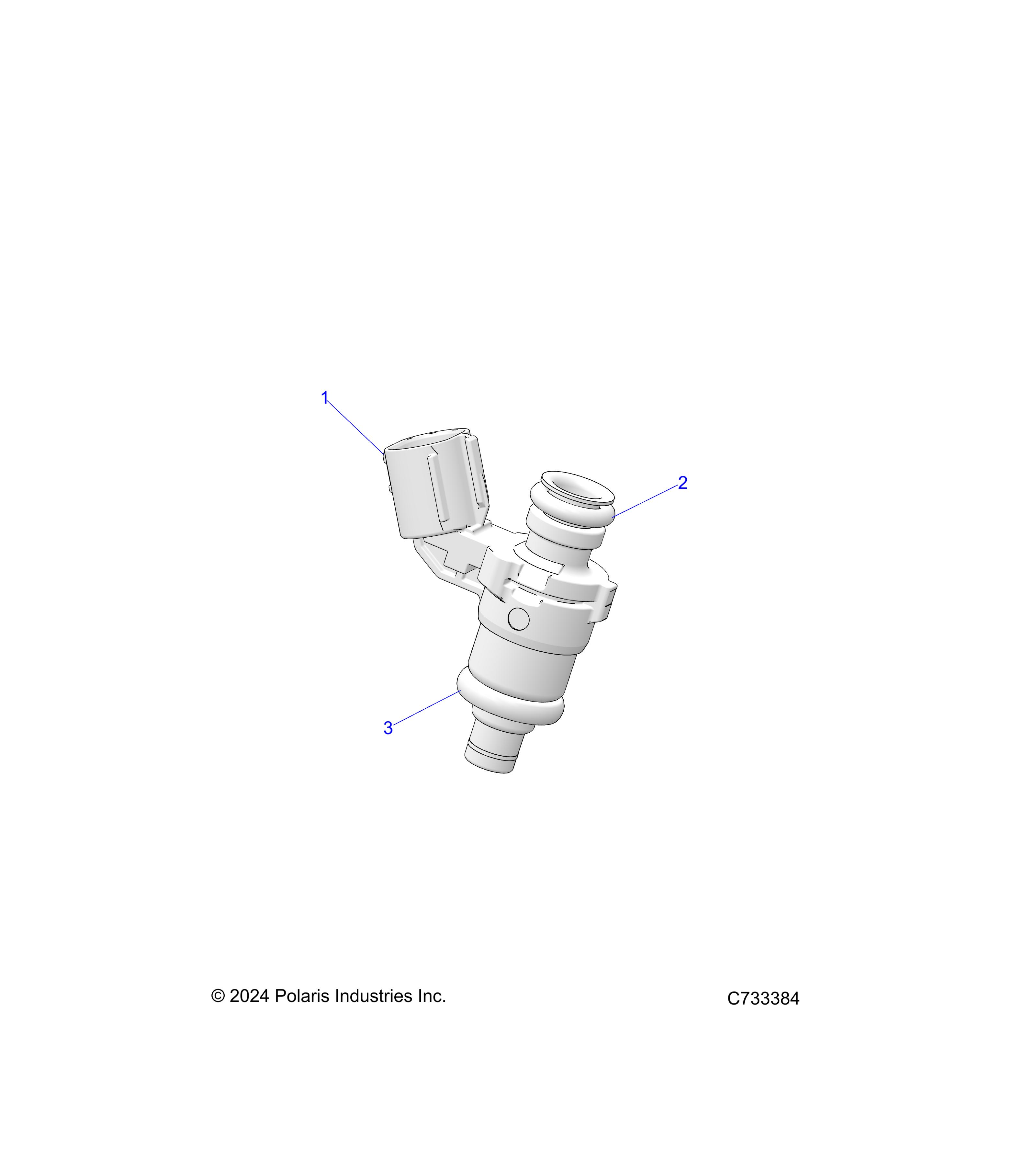 ENGINE, FUEL INJECTOR - R25M4E57B5/B6 (C733384)