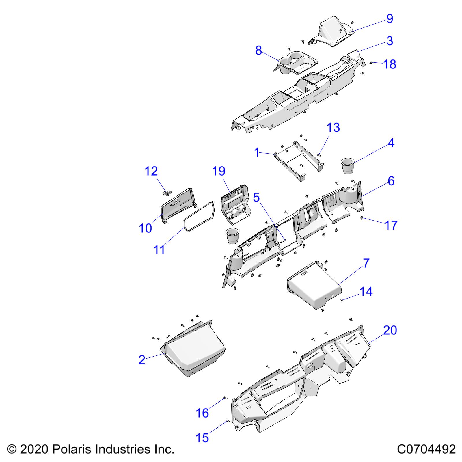 BODY, DASH - D21BEP99A4/B4/GP99A4 (C0704492)