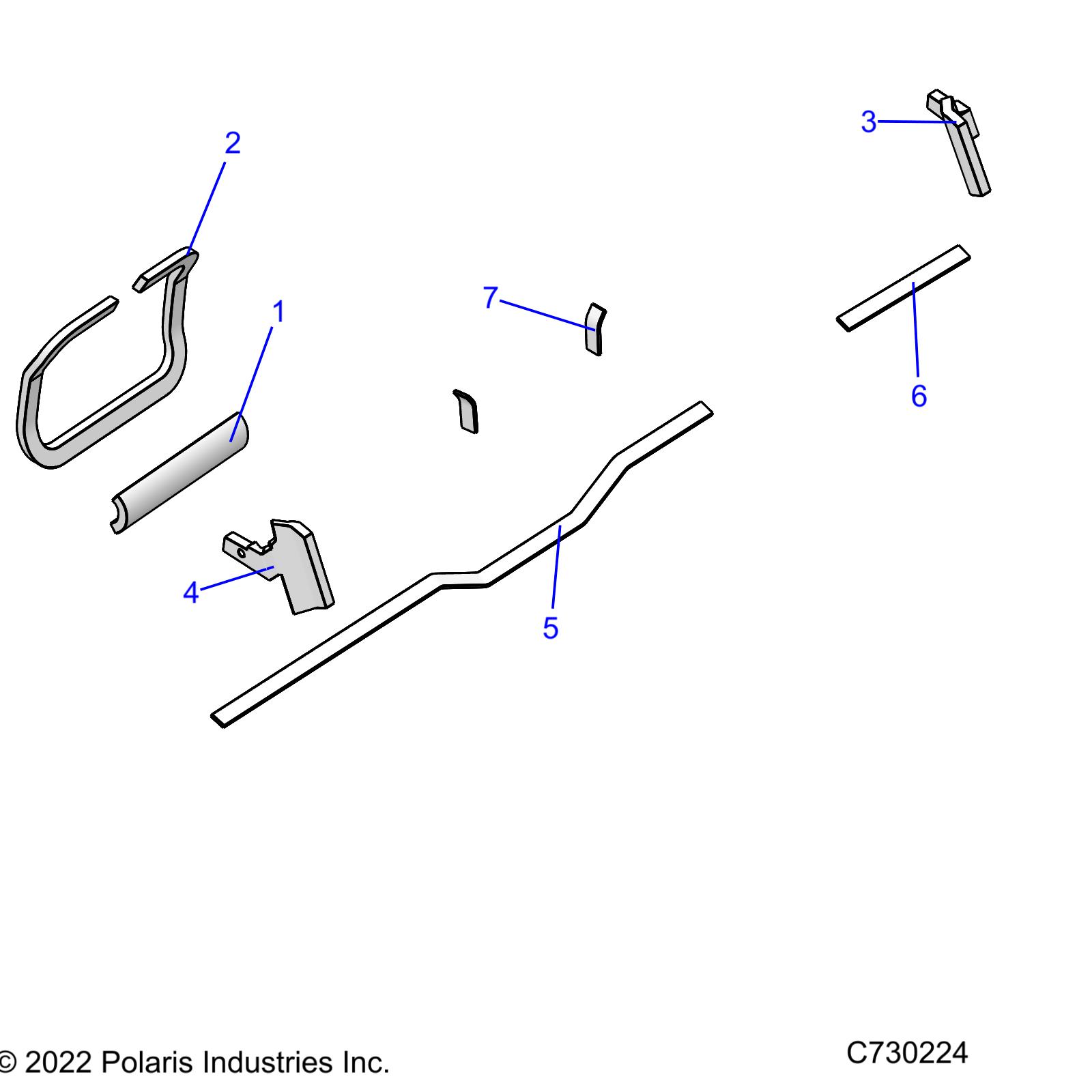 BODY, DASH, FOAM AND SEALS - R22M4U57B5 (C730224)