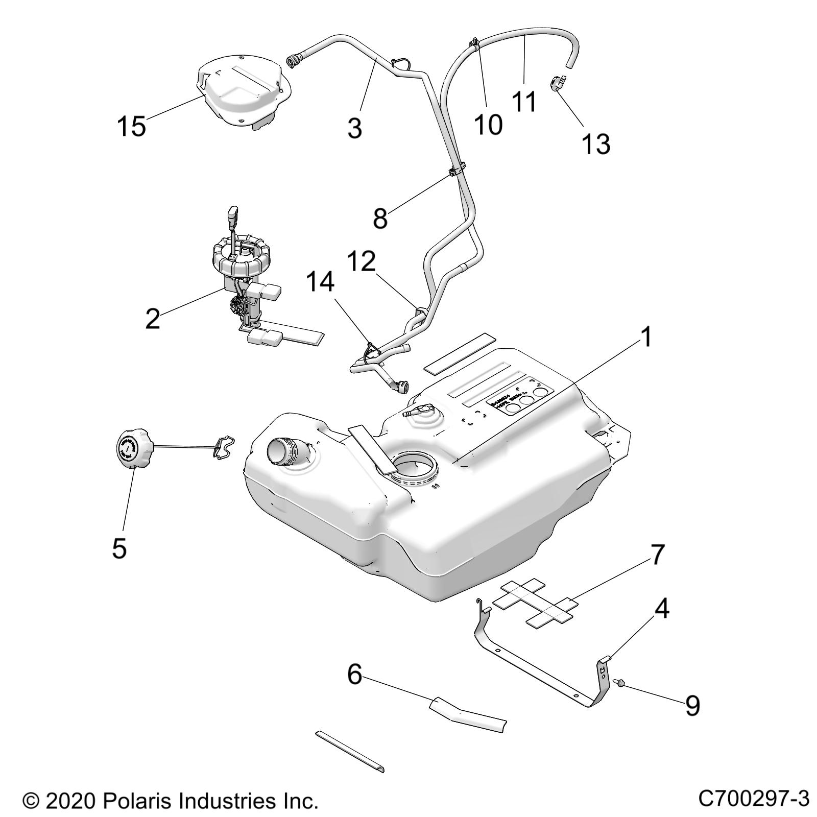 BODY, FUEL TANK - Z21A4E99AX (C700297-3)