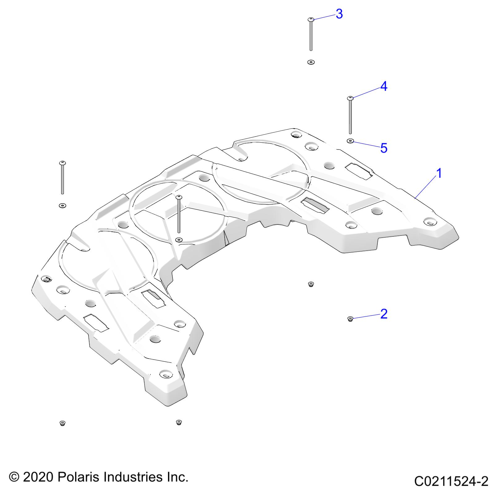 BODY, REAR RACK - A22SHD57A9 (C102310-1)