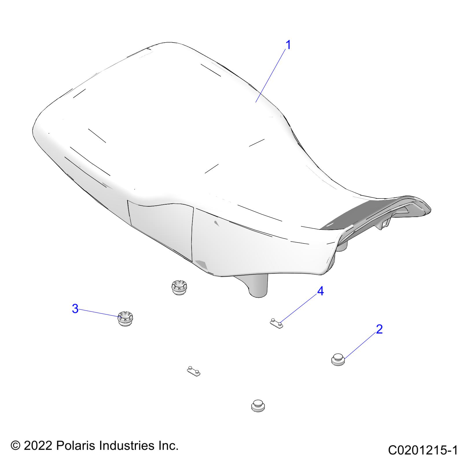 BODY, SEAT - A25SEA57F1/C1/C2 (C0201215-1)