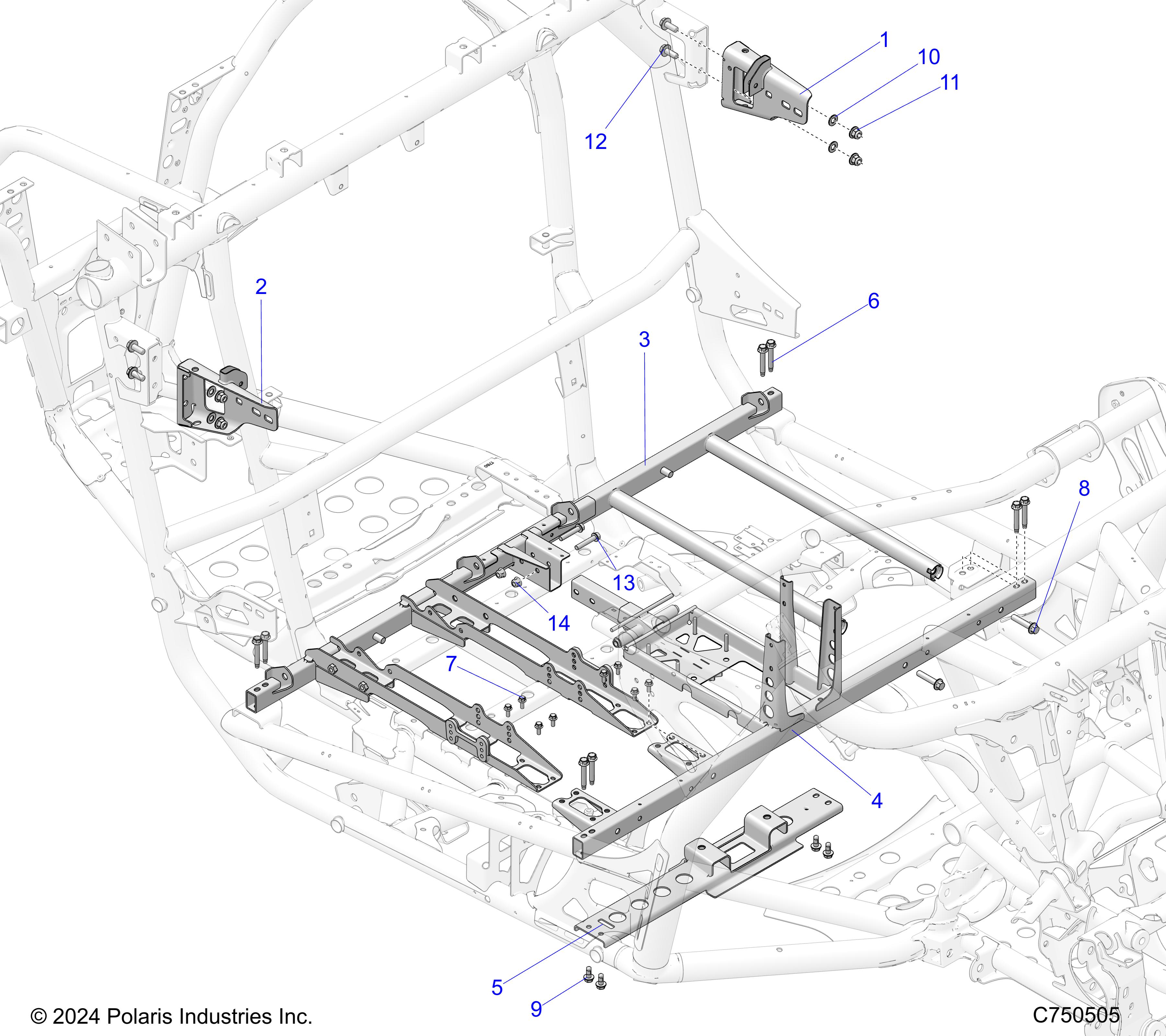 CHASSIS, MOUNTING AND BRACKETS - Z25SPB92AF/BF (C750505)