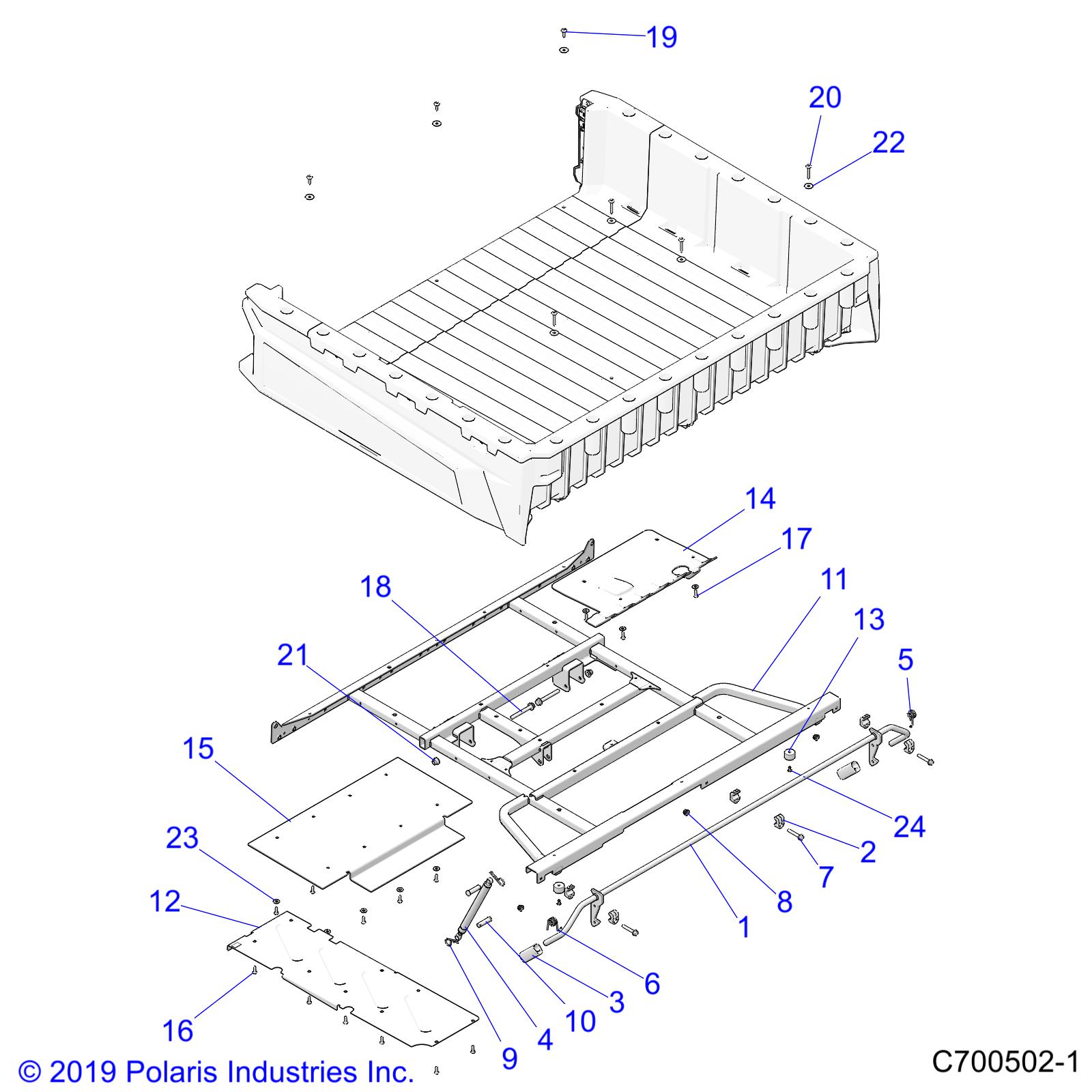 BODY, BOX MOUNTING - D26P4ED4D4 (C700502-1)