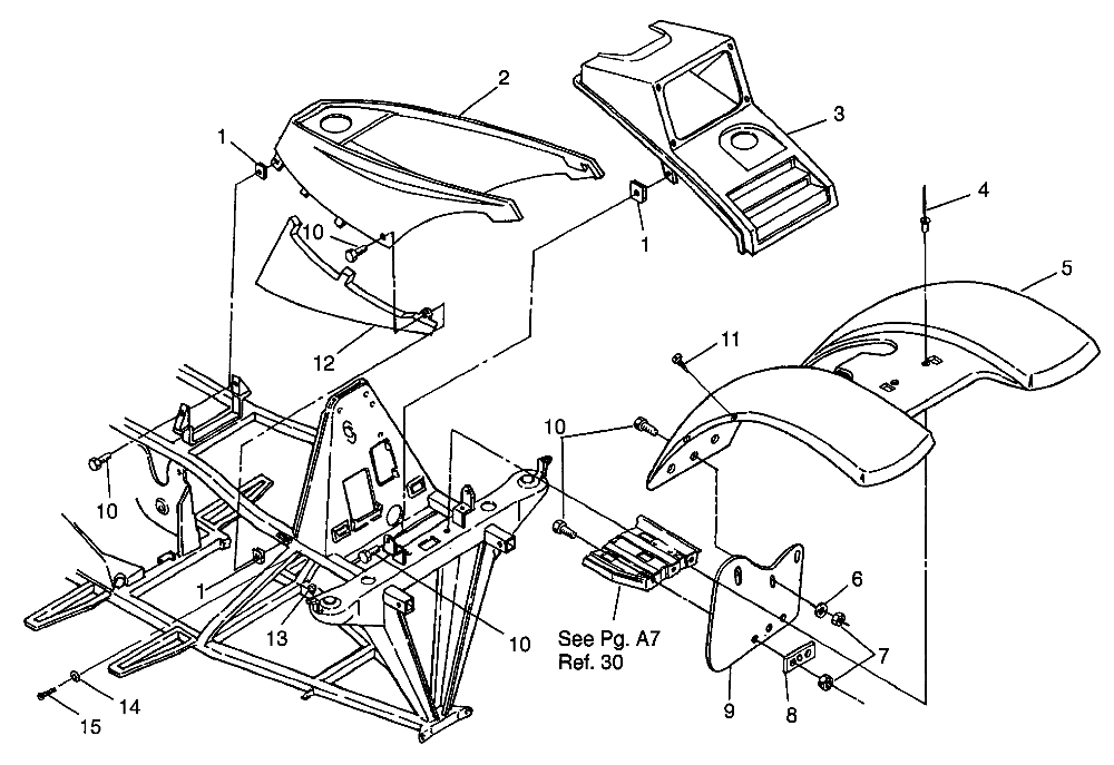 FRONT CAB 2X4 300 W957530 (4930053005A005)