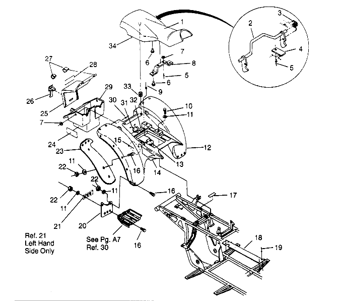 REAR CAB ASSEMBLY 2X4 300 W957530 (4930053005A006)