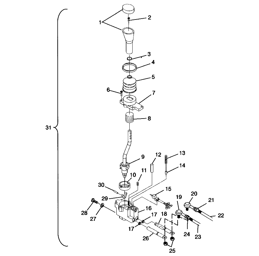 GEAR SELECTOR 2X4 300 W957530 (4930053005C004)