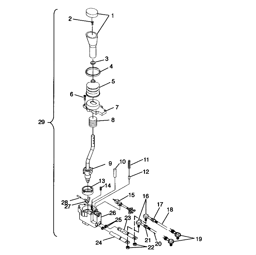 GEAR SELECTOR 2x4 400L W957540 (4930093009C002)