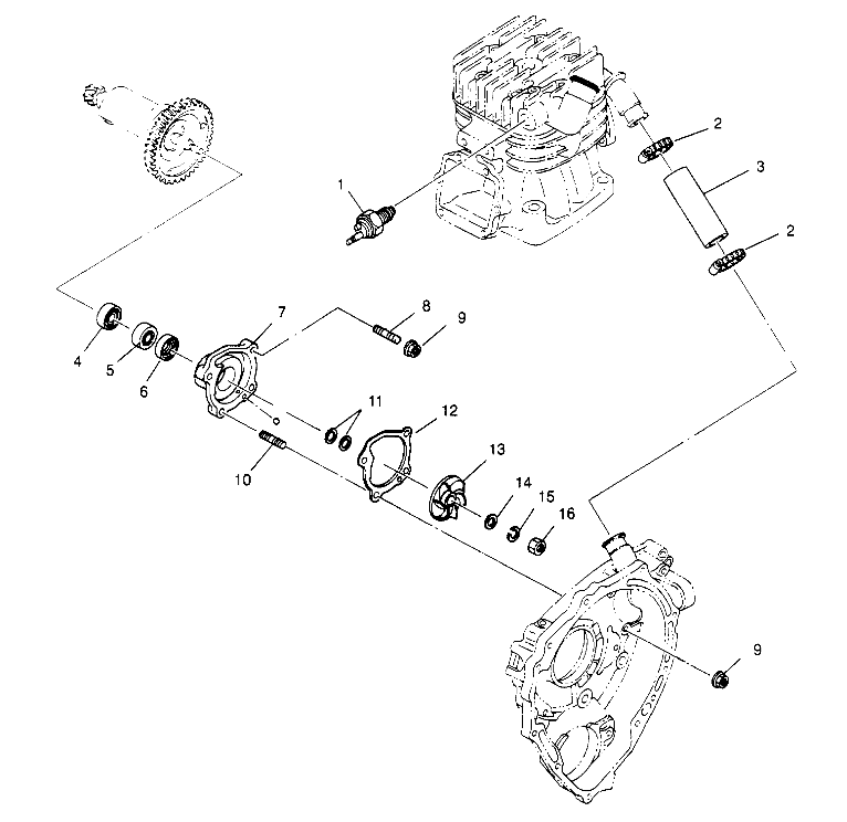 WATER PUMP 2x4 400L W957540 (4930093009D004)