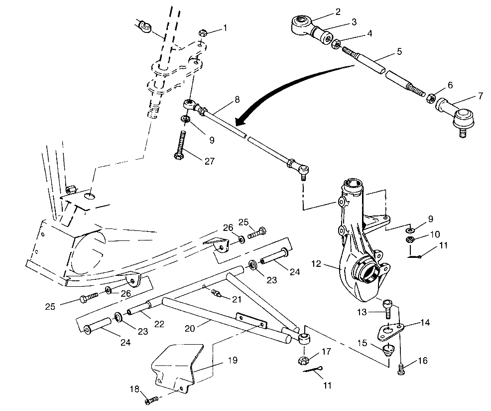 A-ARM/STRUT MOUNTING 4x4 300 W958130 (4930183018B010)