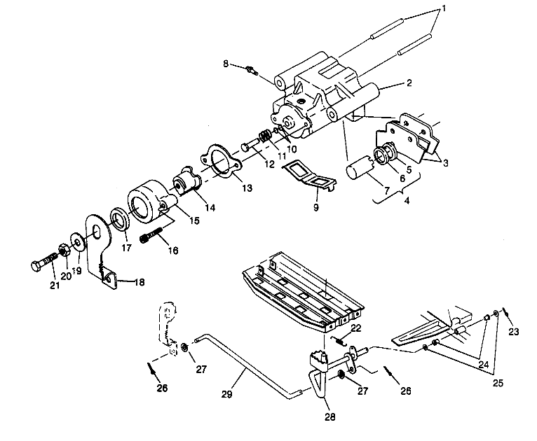 REAR BRAKE ASSEMBLY 4x4 300 W958130 (4930183018C005)