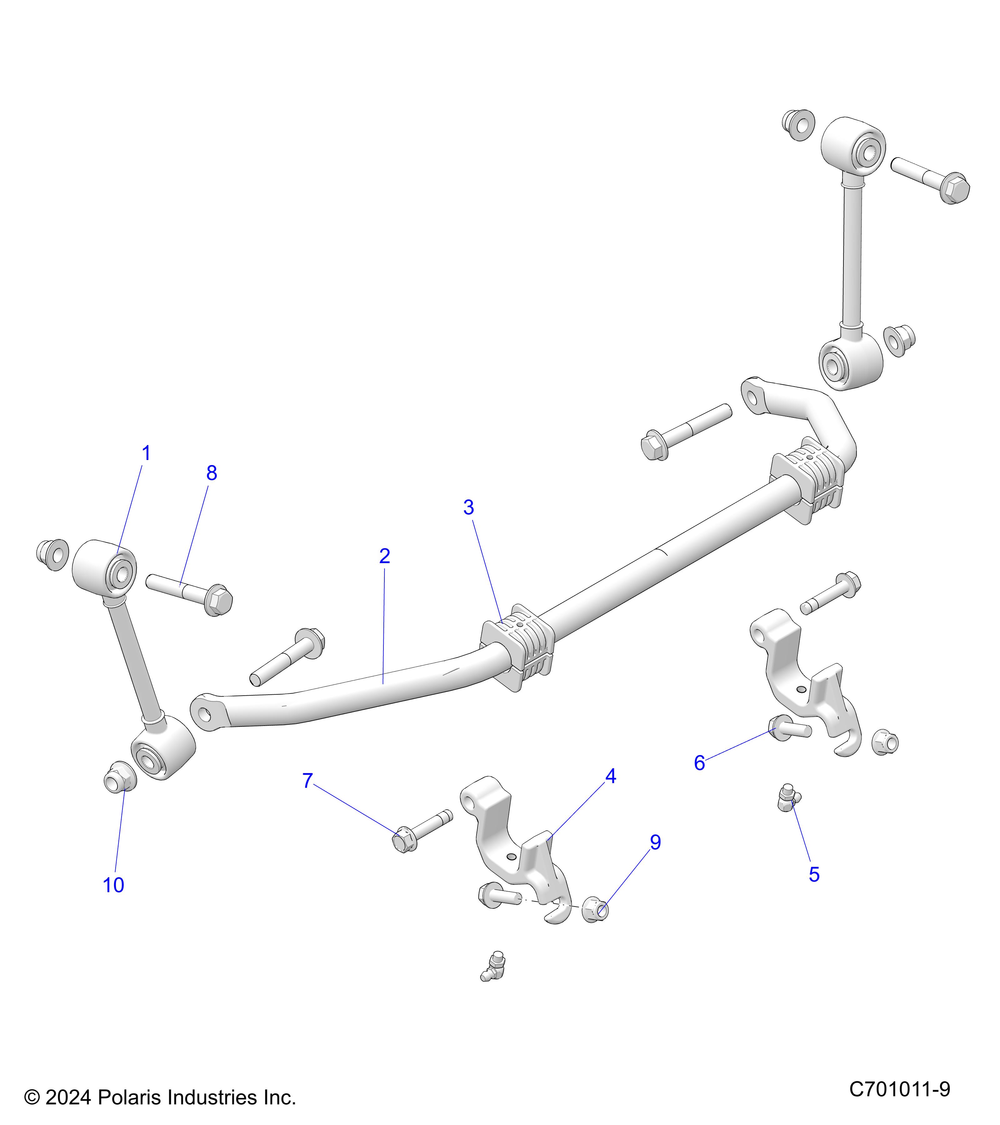 SUSPENSION, FRONT, STABILIZER BAR - Z25ASE99P5 (C701011-9)