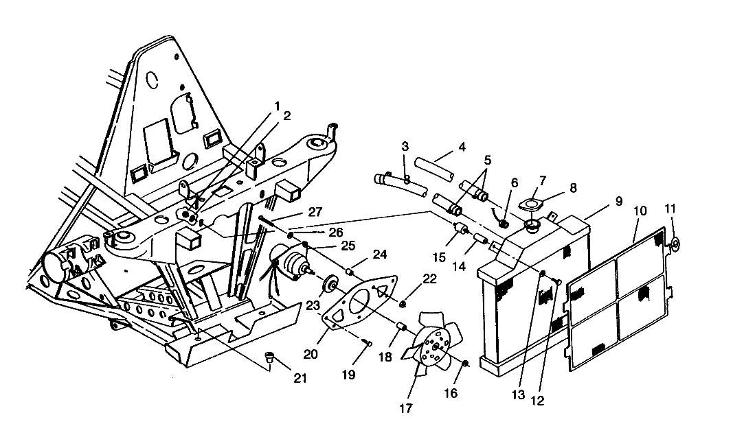 COOLING SYSTEM XPLORER 4X4 W959140 (4930223022A012)