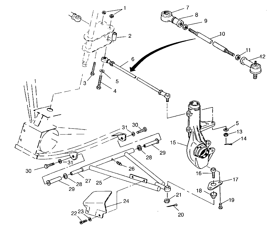 A-ARM/STRUT MOUNTING XPLORER 4X4 W959140 (4930223022B014)