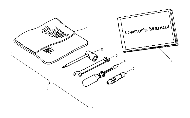 TOOL KIT ASSEMBLY  XPLORER 4X4 W959140 (4930223022C013)