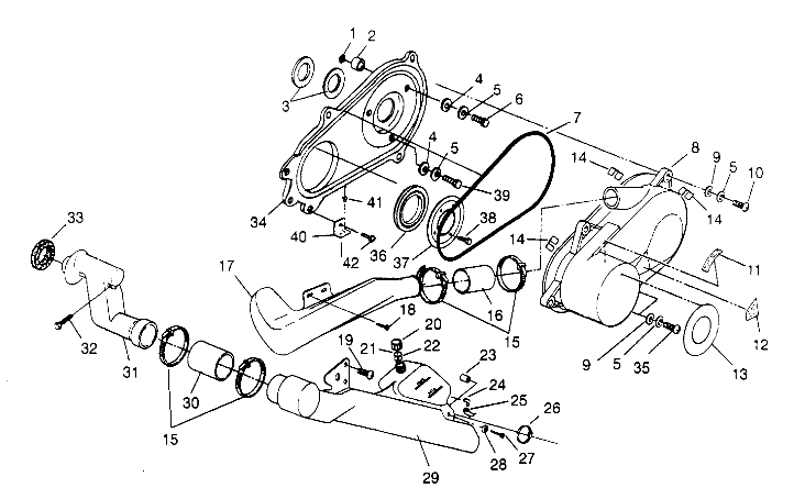 CLUTCH COVER ASSEMBLY 6x6 400L, U.S. W 958740, SWEDISH S958740 and NORWEGIA (4930273027C009)