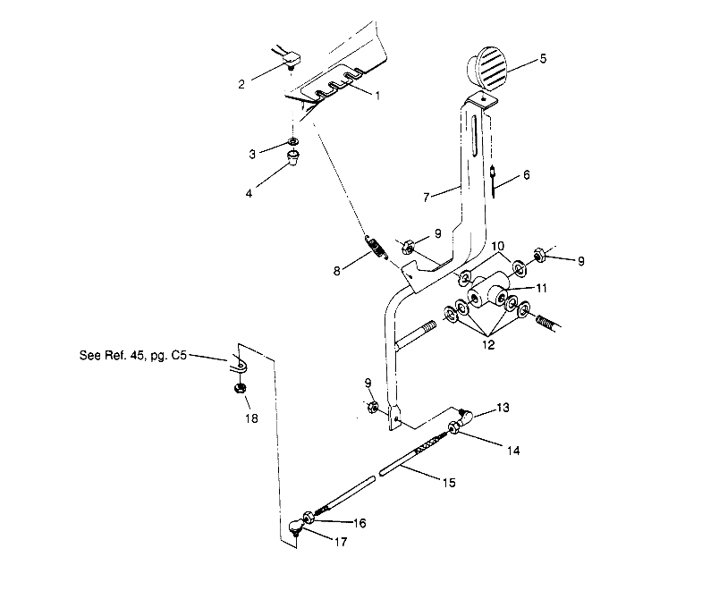 SHIFT LINKAGE ASSEMBLY Trail Boss W958527 (4930323032C001)