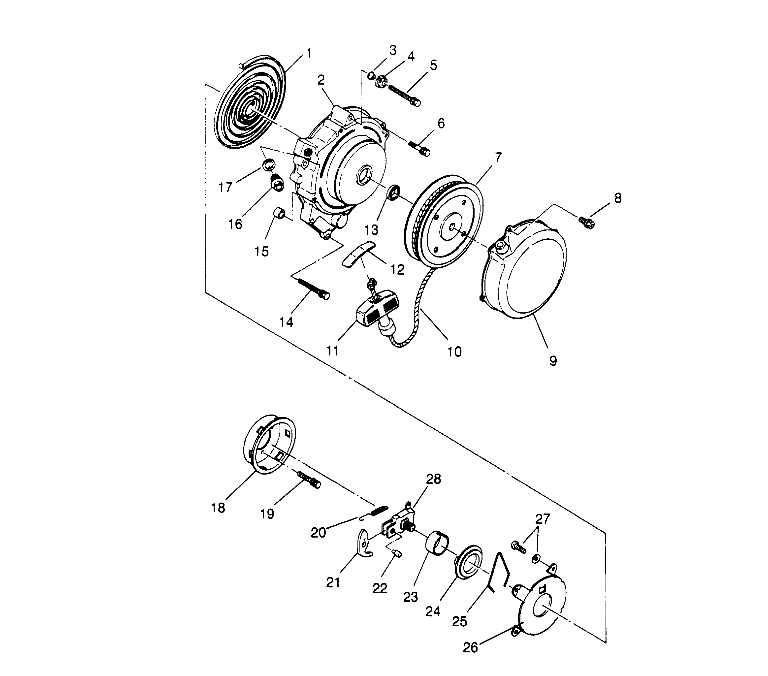 RECOIL STARTER  Trail Boss W958527 (4930323032C011)