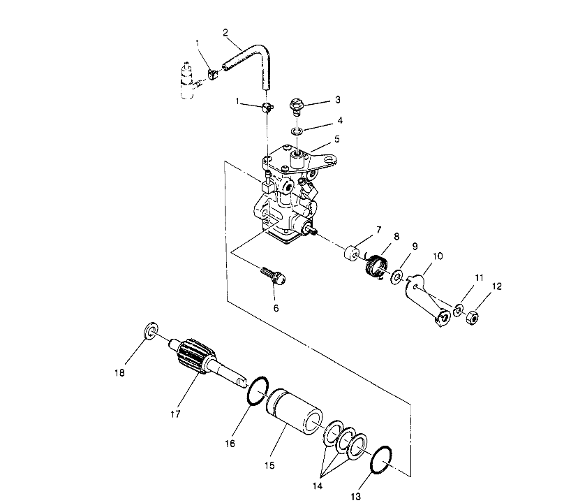 OIL PUMP ASSEMBLY Trail Boss W958527 (4930323032C012)