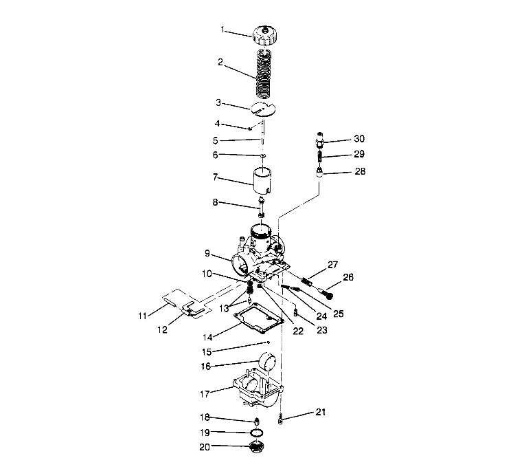 CARBURETOR Trail Boss W958527 (4930323032C013)