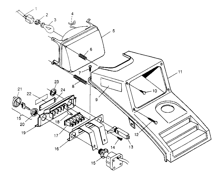 HEADLIGHT ASSEMBLY Trail Blazer W957221 (4930363036A013)