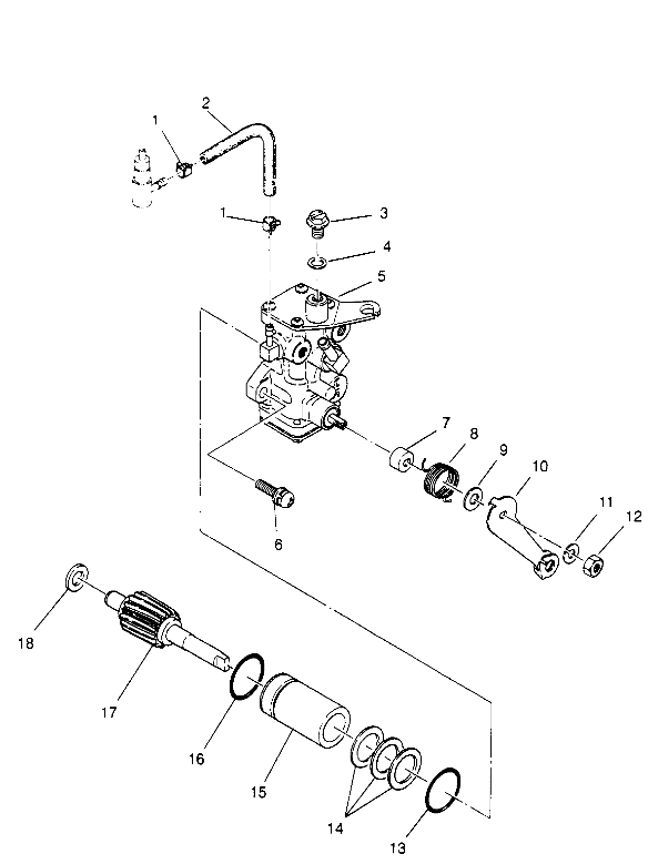 OIL PUMP ASSEMBLY Trail Blazer W957221 (4930363036C011)