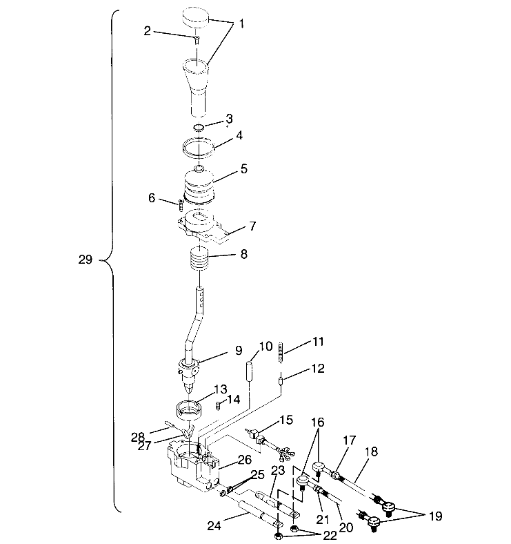 GEAR SELECTOR Sportsman 4x4 W958040 (4930403040C010)