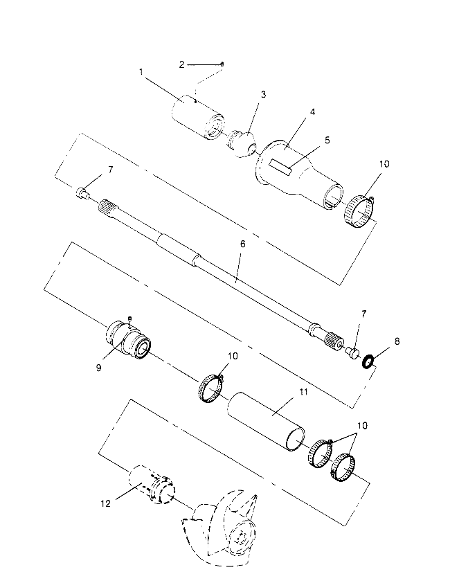 DRIVE SYSTEM SL 650 B954058 (4930483048B003)