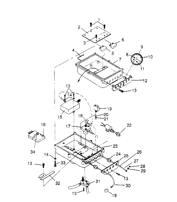 ELECTRICAL BOX SL 650 B954058 (4930483048B010)