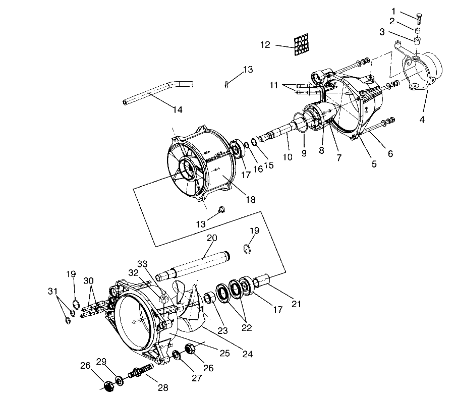 PROPULSION SL 750 B954070 (4930523052B003)